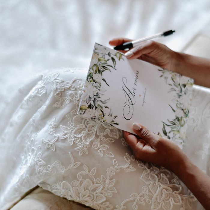 bride-is-writing-wedding-vows-wedding-day-symbols
